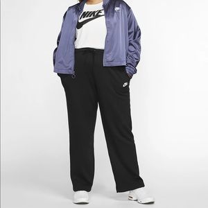 Nike black straight leg sweatpants